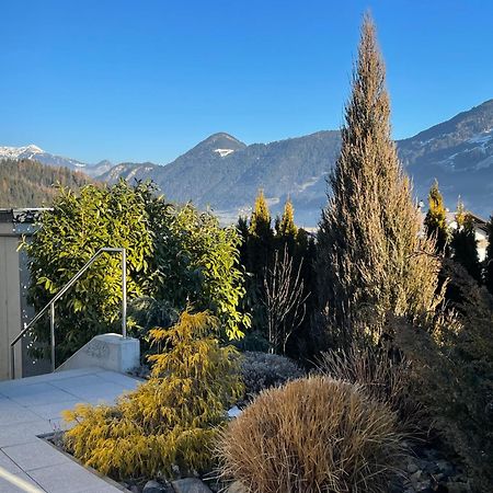 H21 - Modernes Ferienhaus 145Qm, 4Sz, Wellnessbereich Mit Sauna Und Dachterrasse Mit Panoramablick, Kuehlen Und Heizen Mit Geothermie Fügen Extérieur photo
