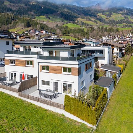H21 - Modernes Ferienhaus 145Qm, 4Sz, Wellnessbereich Mit Sauna Und Dachterrasse Mit Panoramablick, Kuehlen Und Heizen Mit Geothermie Fügen Extérieur photo